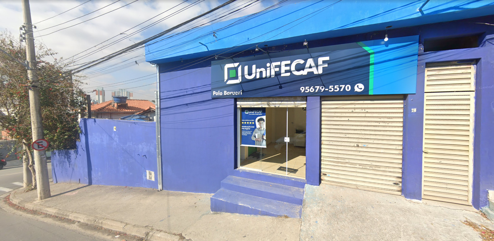 Fachada Externa do Polo UNIFECAF Barueri